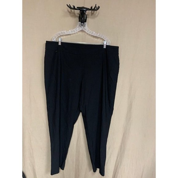 Avenue Plus Size‎ Black Tapered Leg Dress Pants - 22W - Picture 1 of 5